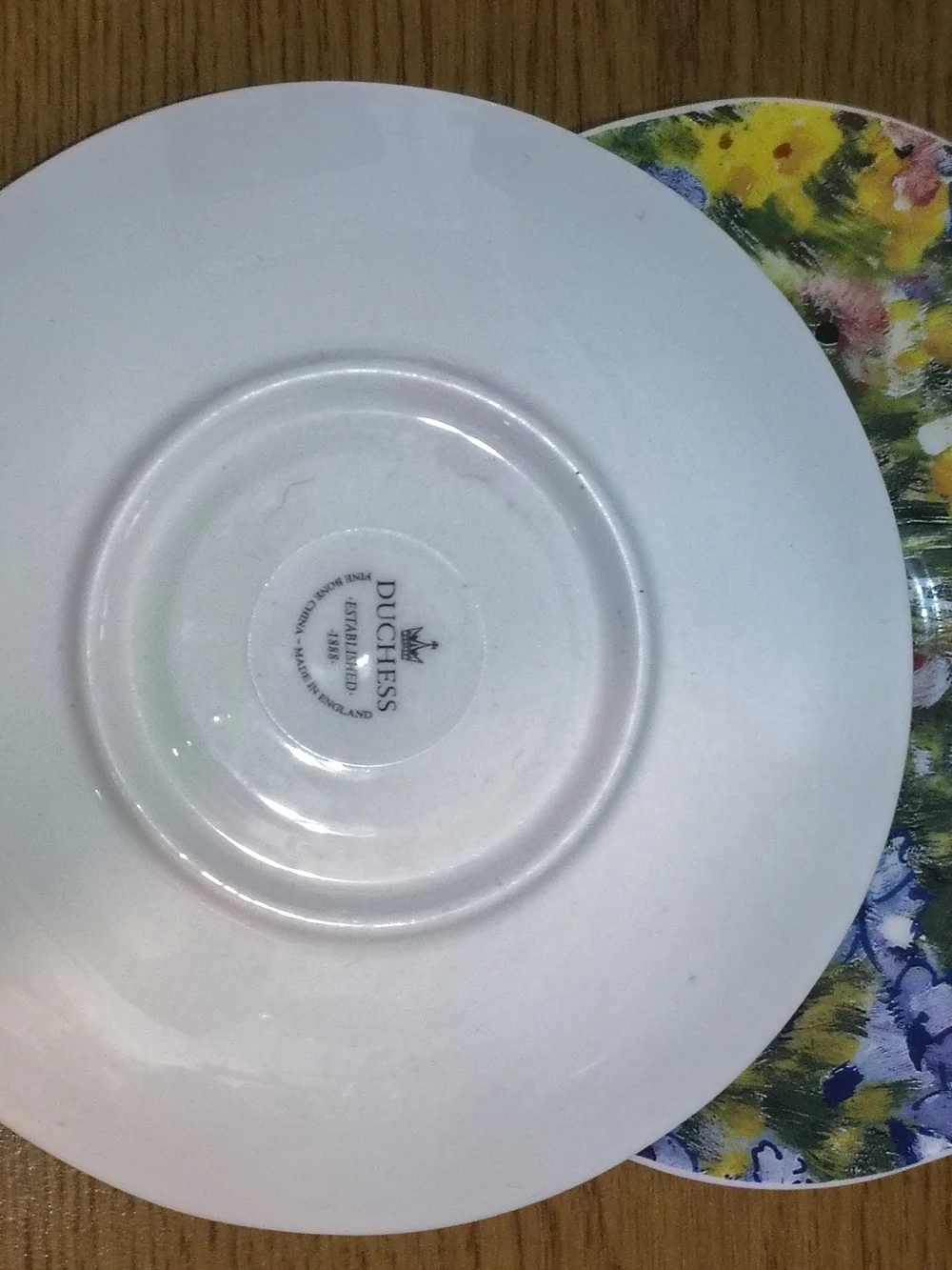 Floral Pattern Tea Cup & Saucer - Multicolor Set (2)